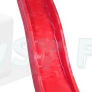 Playaway days Red wavy slide for wooden climbing frames
